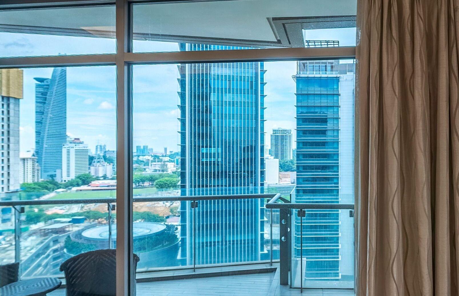 St Giles Gardens Hotel Kuala Lumpur Eksteriør bilde View from a room at the hotel
